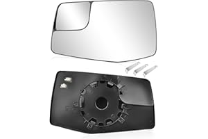 Algrix Driver Side Mirror Glass Replacement for 2019 2020 2021 2022 2023 2024 Chevrolet Silverado GMC Sierra 1500 2500 3500HD