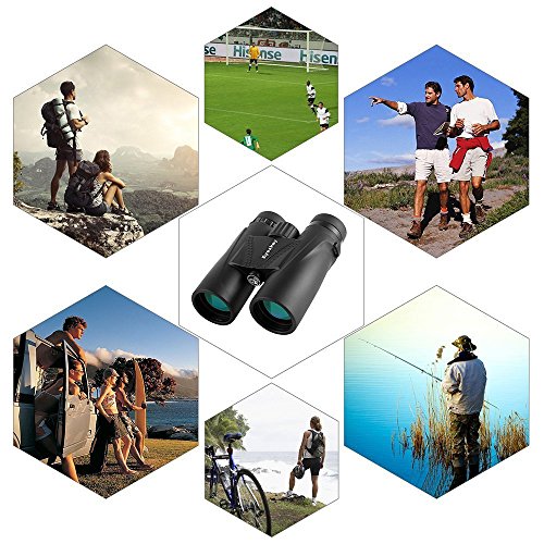 Eyeskey 10X42 Binoculars for Adults and Kids-Prism Film Optics, Tripod Capable, Waterproof and Fogproof, More Bright, Great for Hunting/Camping/Hiking/Golf/Concert/Surveilla - Thumbnail 3