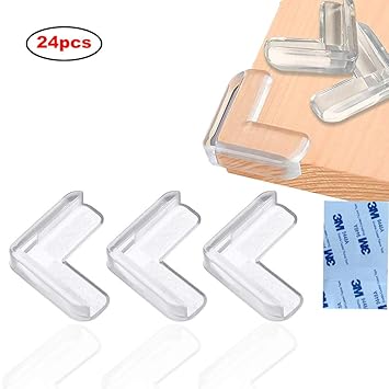Amazon Com Sienon Clear Edge Bumpers 24 Pack Corner Protectors