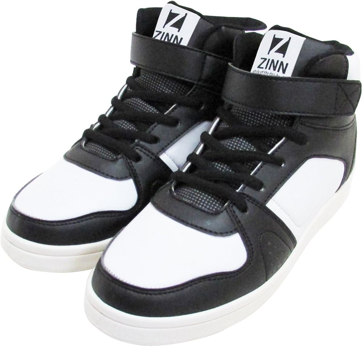 Amazon ジン 5 超軽量スニーカー ハイカット レディース バイカラー マジックテープ スニーカー