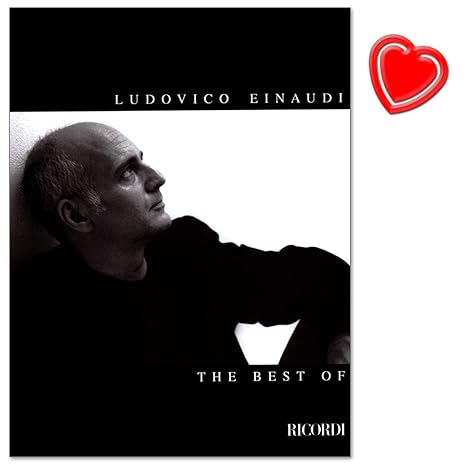 The Best of Ludovico Einaudi - Klaviernoten, Sammelband mit bunter herzförmiger Notenklammer - Verlag Ricordi - MLR659-979021