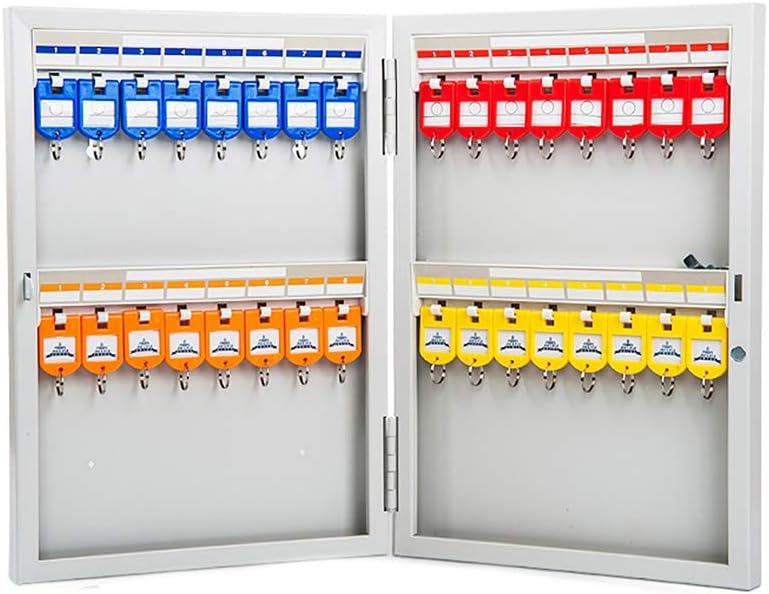 Qsjy File Cabinets Key Cabinet 32 Digits Wall Mounted Combination Key Safety Organizer Lock Box Stainless Steel 37 7 26 2 5 2cm Amazon Co Uk Kitchen Home