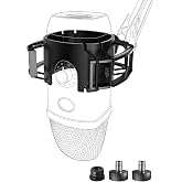 Custom Built for Blue Yeti X Shock Mount, 2026, Elastic Suspension, Metal | Metal Frame, Anti-Vibration Elastic Suspension, Improves Sound, Holder Clip, Screw Adapter, 2026 Upgrade, for Blue Yeti X Mic