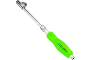 OEMTOOLS 24413 Air Chuck Dual Foot, Tilt Locking Air Chuck for Secure Inflation, Comfort Grip Tire Chuck Handle, 1/4" NPT, 150 PSI Max