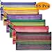 Selizo 18 Pcs 6 Colors Zipper Mesh Pouch for Cosmetic Makeup Office Supplies and Travel Accessories