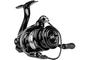 Handing LITE II Spinning Reels Freshwater Spinning Fishing Reels 14.33 Lbs Max Drag Ultra Smooth 5.2:1 Gear Ratio Aluminum Spool 3+1 BB Handle Interchangeable