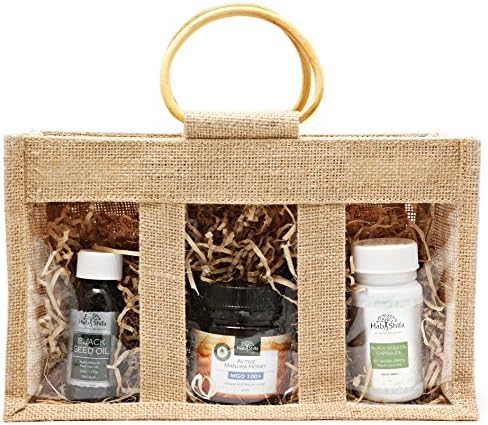 Manuka Honey &amp; Black Seed Oil/capsules Gift Pack - Medium