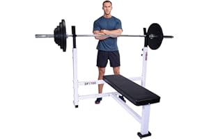 DF1700- Heavy Duty Flat Olympic Weight Bench by Deltech Fitness- 750 lb Capacity- Super Strong and Solid