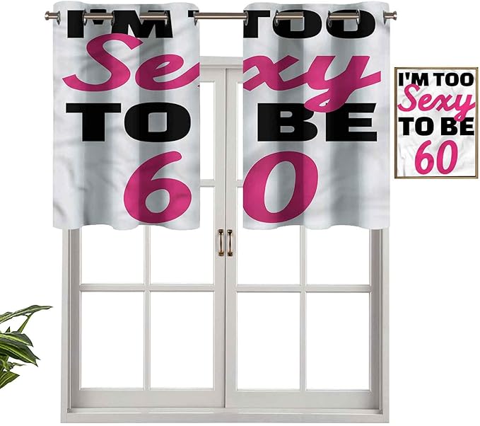 Hiiiman Cenefas de cortina de ventana para oscurecimiento de habitación