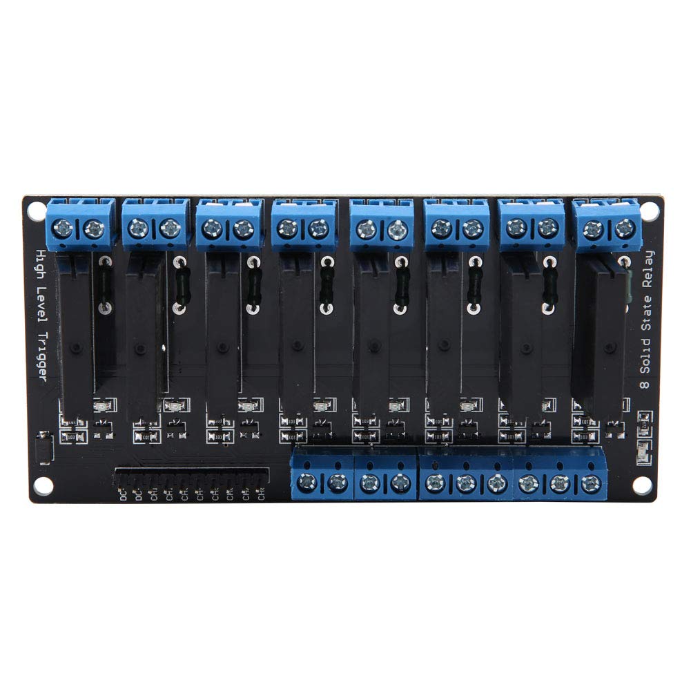 5V 2A Relay Module 8 Channel Relay Module 5V Relay High Level Trigger Relay Module Solid State Relay Module With Suitable for DIY