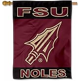 Florida State FSU Spearhead Double Sided House Flag