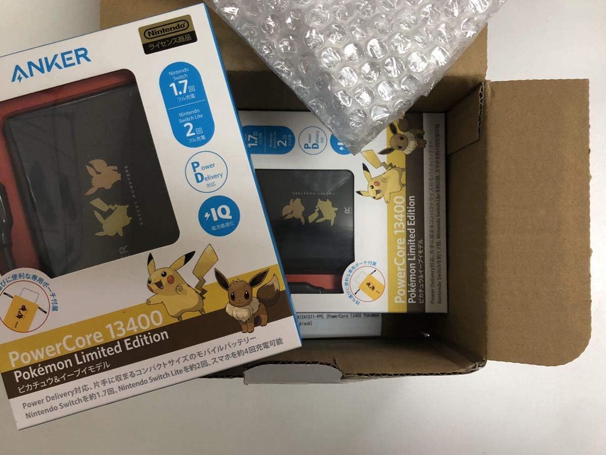 Amazon Anker Powercore ポケモンバッテリー ピカチュウ イーブイモデル 2個セット アニメ 萌えグッズ 通販