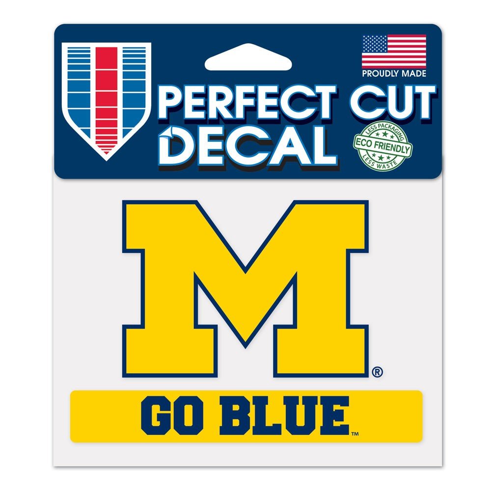 WinCraft NCAA University of Michigan WCR38155014 Perfect Cut Color Decal 4.5 x 5.75