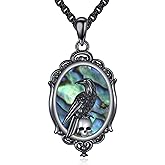 ZPMMPZ Gothic Necklace 925 Sterling Silver Punk Pendant Dark Ghost Figure Jewelry Gifts for Women Men