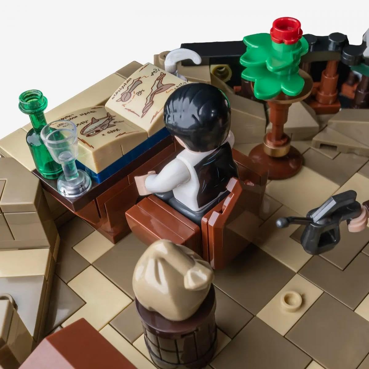 BlueBrixx Pro 108075 – Kraftwerk des Astronomen, 5350 Klemmbausteine, Astronomen Set, Geschenk für Architektur Fans, Standardsteine, Bausteine der Astronomen-Serie 7