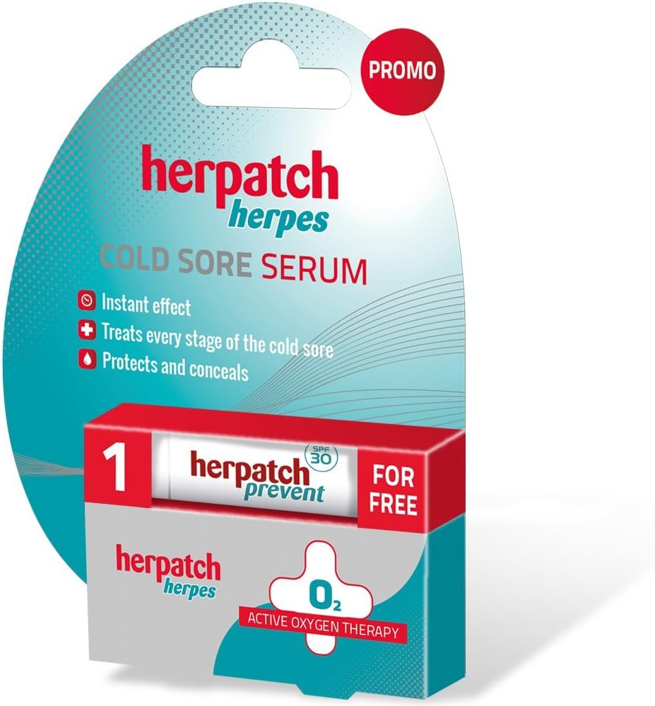 Herpatch Cold Sore Treatment Serum, Treat & Prevent Coldsores, Cold Sore Cream Alternative, Heals in 24Hrs, Relieves Pain - Image 3