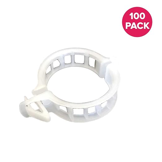 100 resistente Recortar Clips jardín enrejado Clips, Ideal para ...