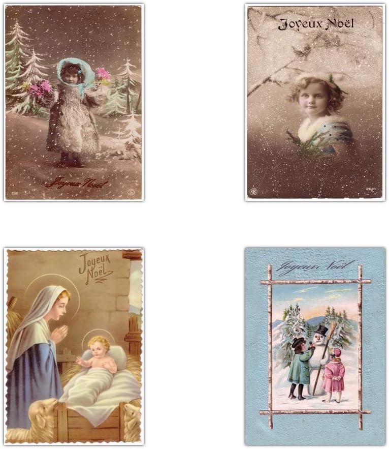 Carte Noel Ancienne Joyeux Noel Lot De 16 Cartes Differentes Format Carte Postale 3 Formats Dispos Vintage Carte Noel Ancienne Joyeux Noel Amazon Fr Fournitures De Bureau