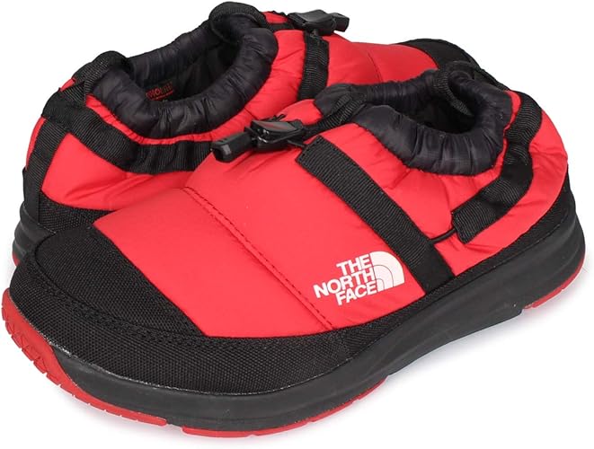 Amazon ノースフェイス The North Face ヌプシ トラクションライト モック 4 シューズ スリッポン Nuptse Traction Lite Moc 4 レッド Nf 並行輸入品 ローファー スリッポン