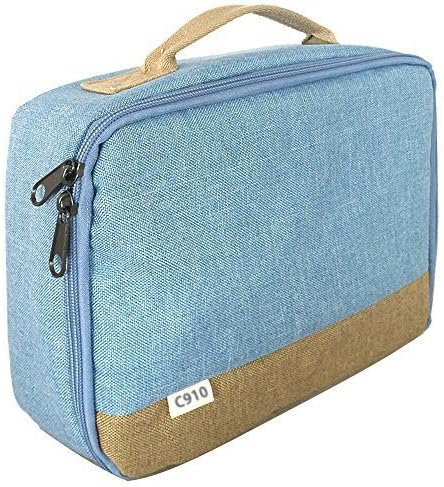 Skylly Canon Selphy CP910 Case - Comprehensive Protection Carry Case for Canon Selphy CP910/ CP900/ CP810/ CP800 Portable Photo Printers (Blue)