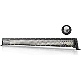 AKD Part 30 Inch LED Light Bar 230W Combo Quad Row Off Road Driving Light | Spot Flood Combo Beam, Super Bright Quad Row LED Work Light Bumper Grille Hood Light Bar for Truck Pickup SUV ATV UTV
