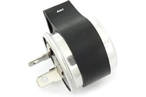 4INTO1 OEM Style - 12V 10W Turn Signal Flasher Relay - 2 Prong - Fits Honda CB175 CB350 CB360 CB400 CB450 CB500 CB550 CB750 GL1000 Fits Kawasaki KZ400 KZ550 KZ650 KZ750 KZ900 KZ1000