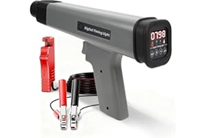 Digital Timing Light with RPM & Advance Angle, 12V Inductive Ignition Timing Light Gun for Gasoline Engines, Automotive Engin