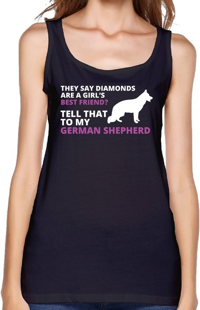 Diamonds Are A Girl's Best Friend Design Fashion Vest For Woman