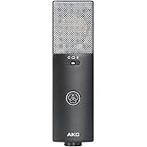 AKG Professional C114 Large Diaphragm Multi-Pattern Condenser Microphone–XLR Studio Mic for Podcasting, Streaming, Broadcasting & Music Recording, Cardioid/Omni/Figure-8, Low Noise, Sustainable Design