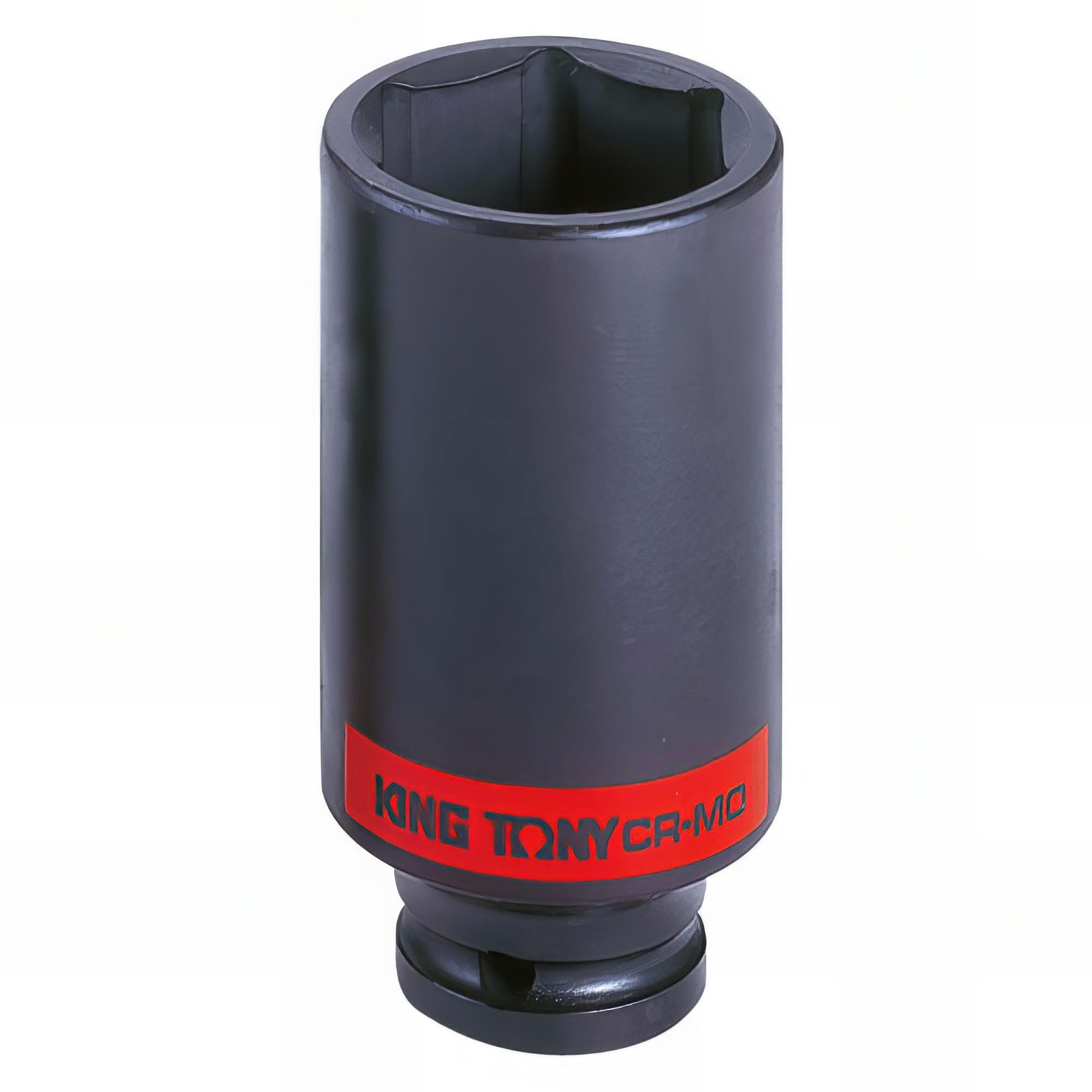 KING TONY 443540S Socket De Impacto Long 1/2" L:80mm 1-1/4" for DIYers & Professionals, Built for Repair and Installation tasks, 80mm