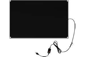 Heated Snow Melting Mat, 24"x36" Ideal Heated Outdoor Mats, 110V Snow and Ice Melting Mat for Winter Snow Removal, Snowmelt H