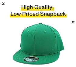 KBETHOS KNW-1467 KGN Cotton Snapback Solid Blank