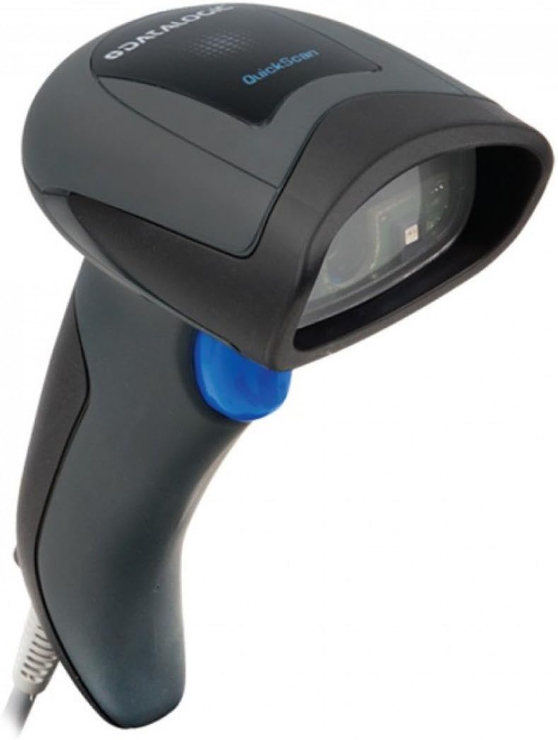 Datalogic QD2430-BKK1S W/ 90A052065 CAB. + STAND BLACK IN QUICKSCAN ...