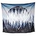 TENALY Tapestry Wall Hanging, Sunset Forest and Mountains Wall Tapestry with Art Nature Home Decorations for Living Room Bedroom Dorm Decor in 59.1x78.7 Inches