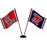 Ole Miss Desk and Table Top Flags