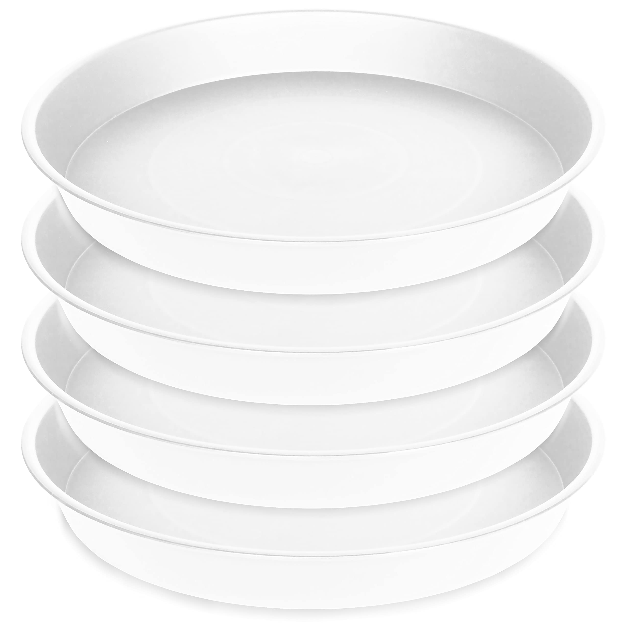 Bleuhome 4 Pack of 17 inch Plant Saucer, 2.3" Depth