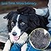 Honfill Pet Grooming Glove, Breathable Pet Hair Remover Mitt, Efficient Pet Deshedding Brush, Gentle Pet Washing Massage Tool Excellent for Dogs&Cats Short or Long Fur Five Finger Design, One Pair