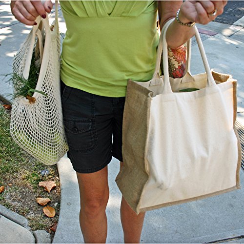 Simple Ecology Reusable Farmers Market Shopping 6 Bag Gift or Starter Set, Durable, Organic Cotton a - //medicalbooks.filipinodoctors.org