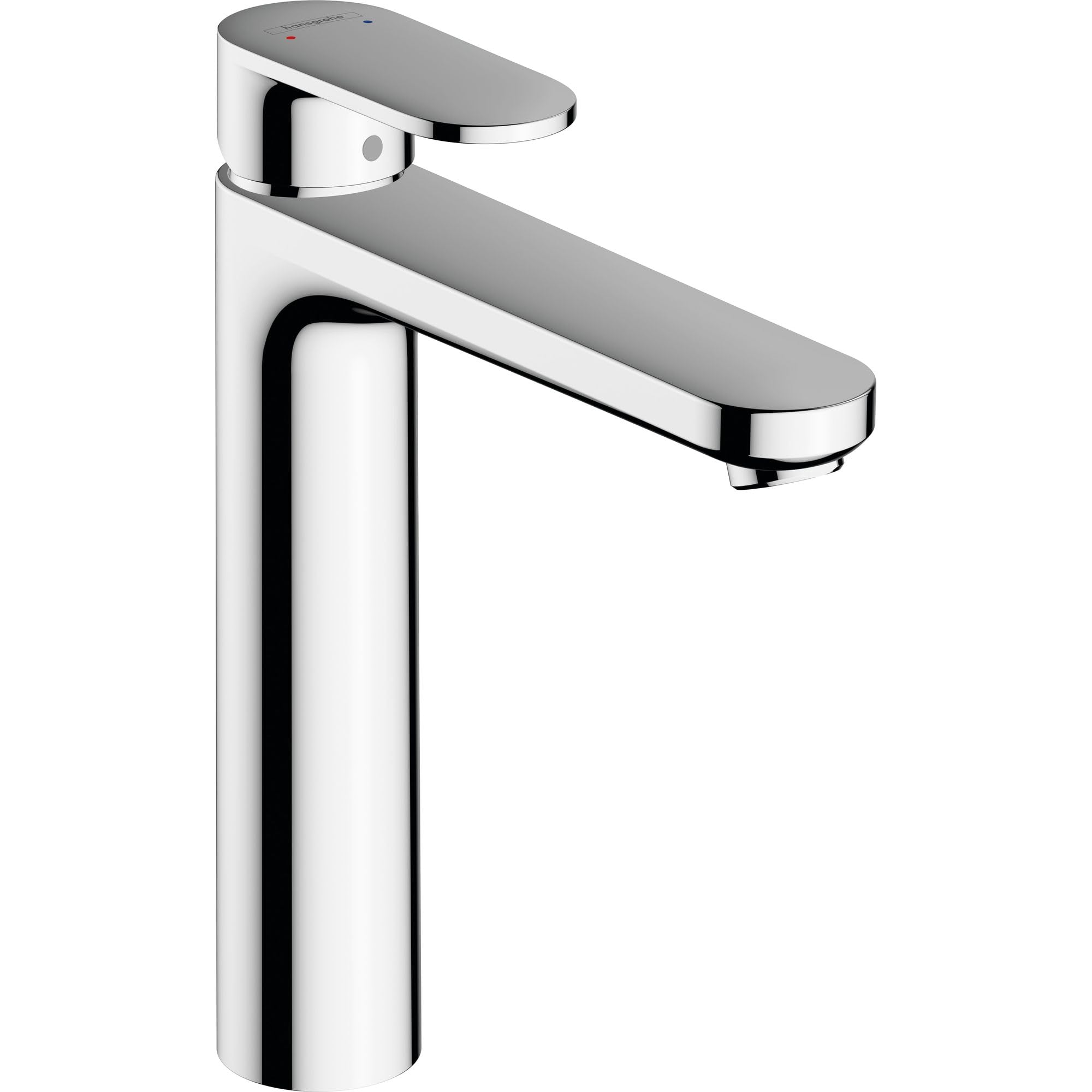 hansgrohe Vernis Blend Basin Mixer Tap 190 with metal pop-up waste set, chrome, 71581000