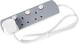 PRO ELEC PELB1761 3-Gang Switched Mains Extension Lead 1m 13A