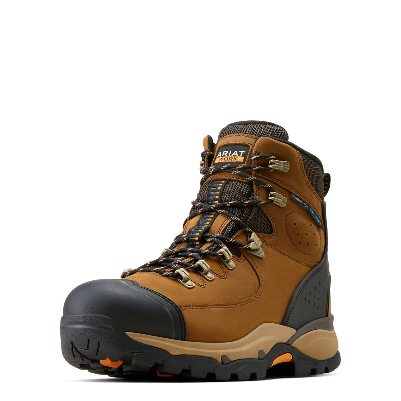 Photo 1 of Size 13. ARIAT Men's Endeavor 6" Waterproof Carbon Toe Work Boot, Dusted Brown, 13
