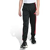 Adidas Boys Little Kids 3-Stripe Jogger Pants | 100% Polyester Athletic Training Pants with Elastic Waistband