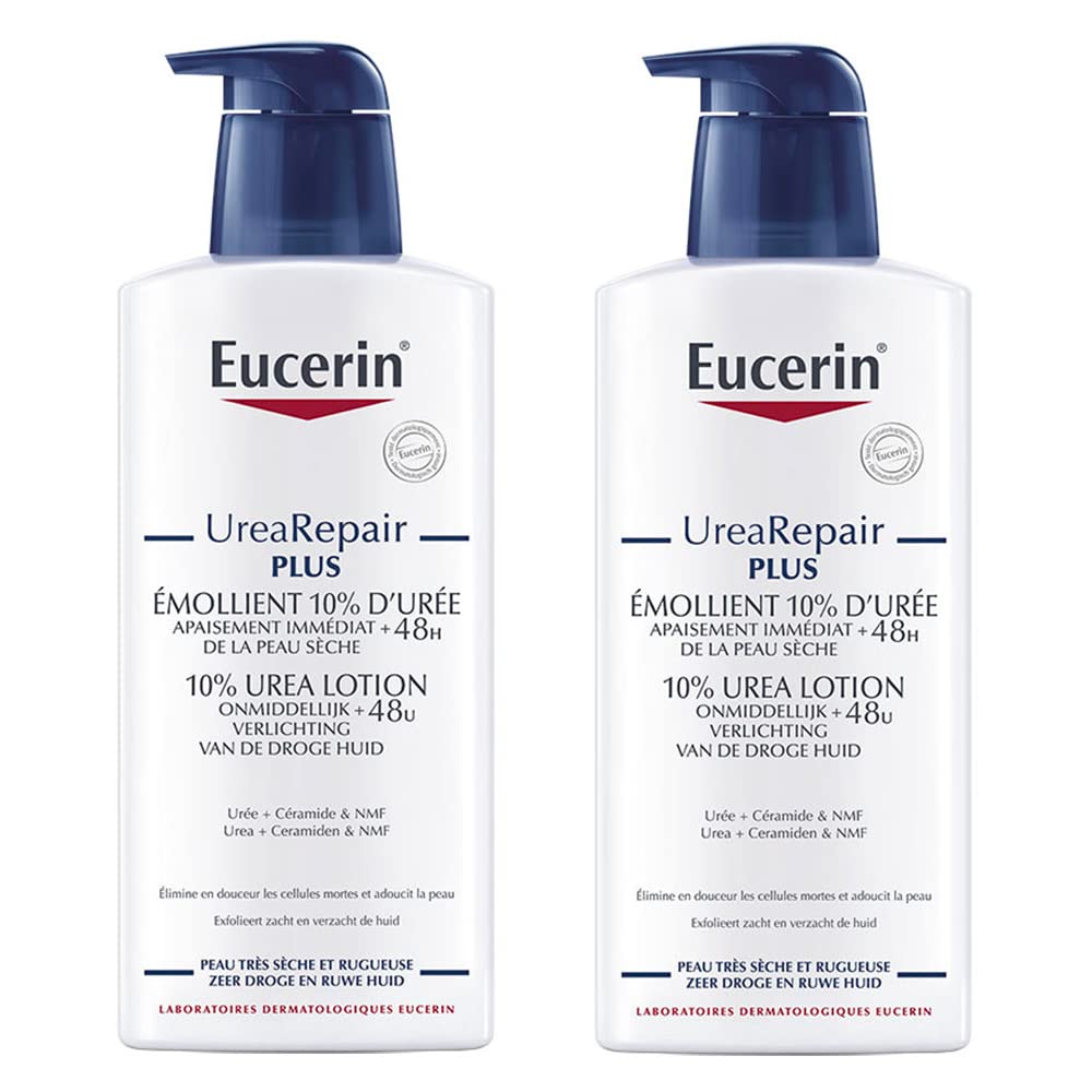Eucerin UreaRepair Plus 10% Urea Emollient Lotion 2 x 400ml
