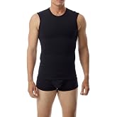 Underworks Cotton Bulge Concealer Compression Muscle Shirt Top 974