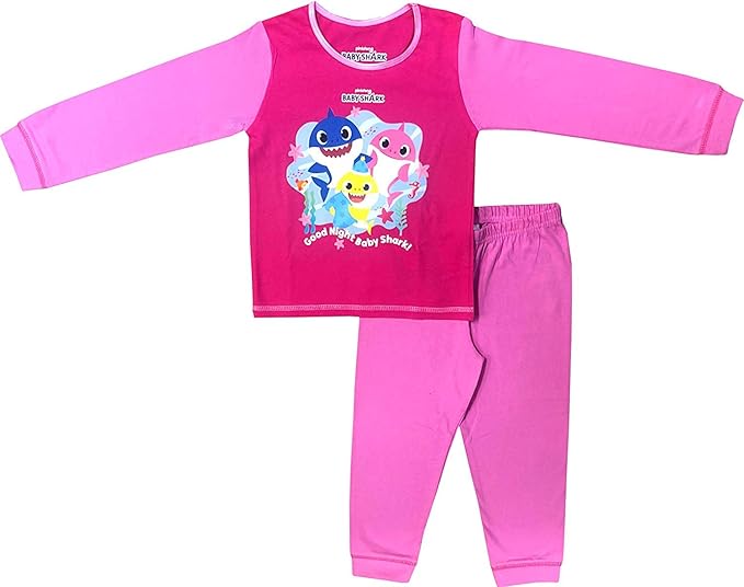 girls shark pajamas