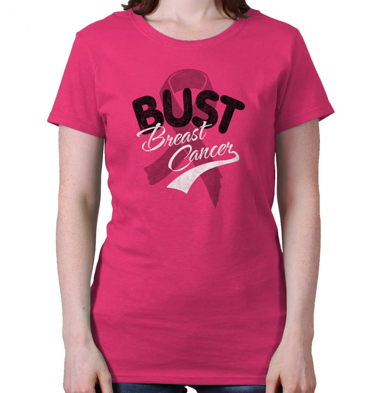 Bust Breast Cancer Bca Awareness Support T Shirt 1271 | Jznovelty