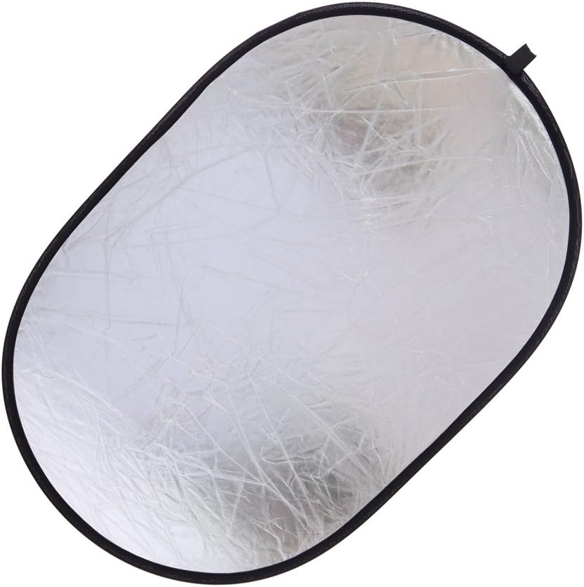 Konseen Photography Lighting Reflector Collapsible 5 in 1 60x90 cm Oval Diffuser with Carrying Bag for Photo Shooting Portrait Studio Multi Disc Translucent - Image 4