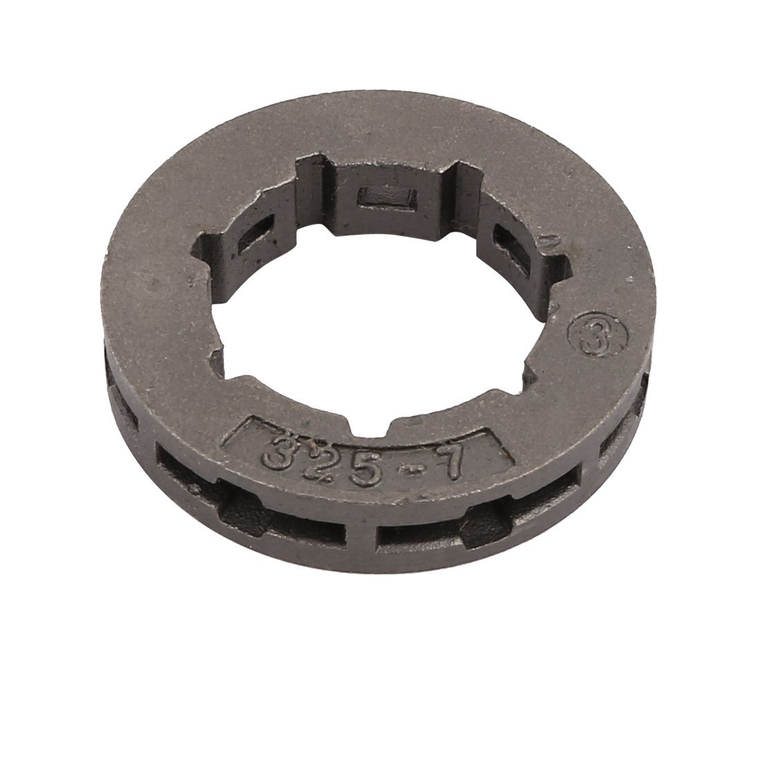 sourcing map 19mm Hole Dia Rim Sprocket 7 Tooth 325-7 Model Chainsaw Chain Saw