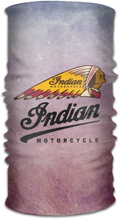 Lmunxuy Bro-Custom Indian Logo Motorcycles Custom Outdoor Multifunctional Magic Scarf Helmet Liner Wristband White