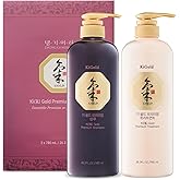 Daeng Gi Meo Ri - Ki Gold Premium Shampoo and Treatment Set, Promotes Healthy Hair Growth, Scalp Stimulant, Prevents Hair Loss, 26.3 FL OZ Each